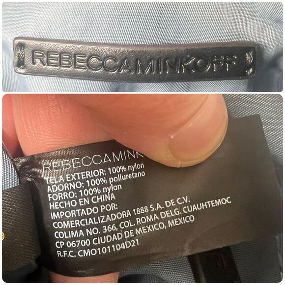 Rebecca Minkoff Blue Nylon Crossbody Bag - Picture 4 of 13